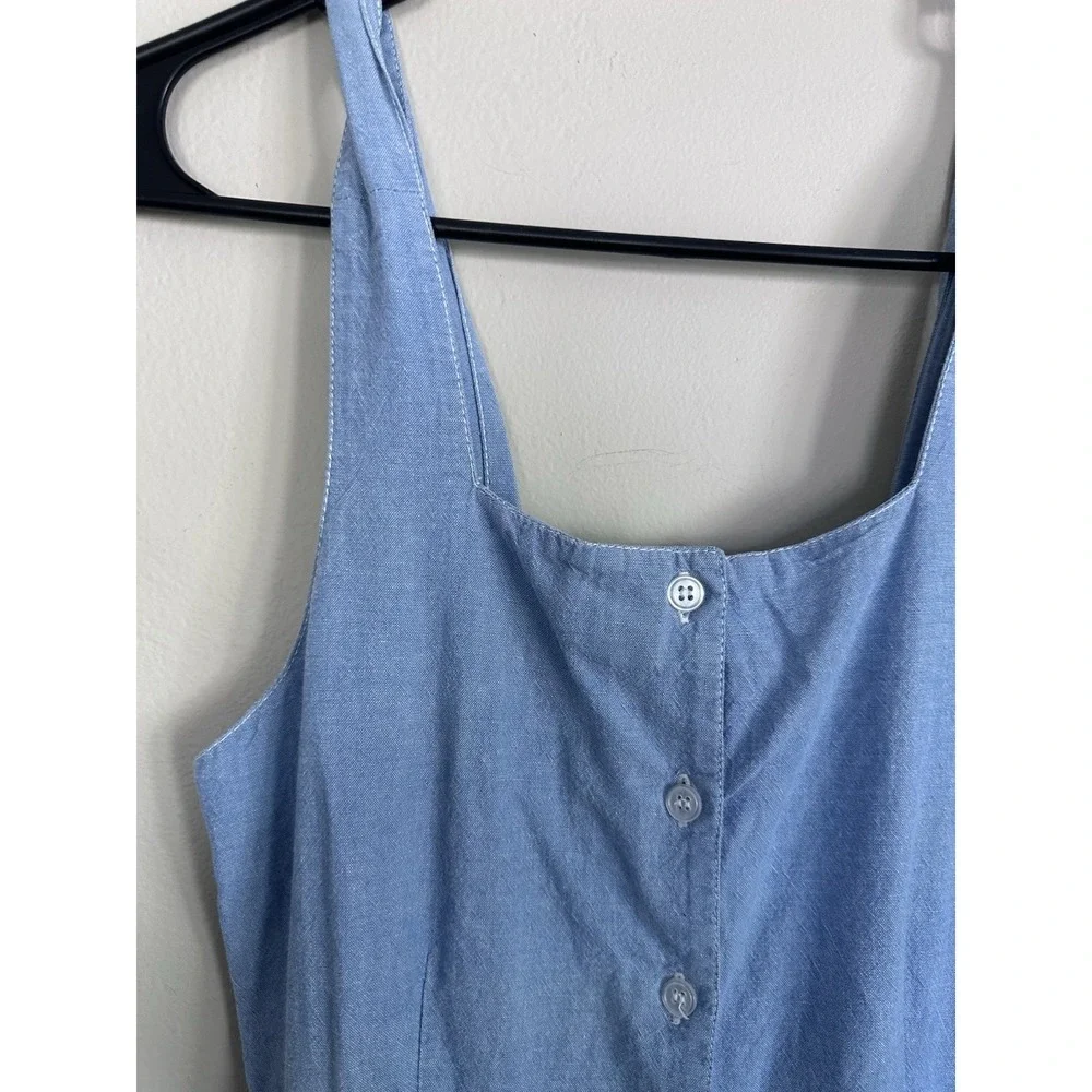 Vintage Prairie Cottagecore Western Denim Circle Skirt Dress SMALL/MEDIUM - Picture 6 of 16